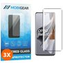 Mobigear Premium OPPO Reno 10 Tempered Glass Screen Protector - Case Friendly - Black (3-Pack)