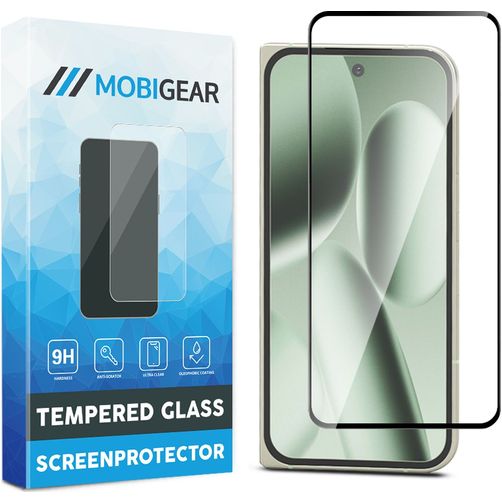 Mobigear Premium Google Pixel 10 Pro Fold Vetro Protezione schermo - Compatibile con le cover - Nero