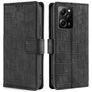 Mobigear Croco POCO X5 Pro Cover a libro portafoglio - Nero