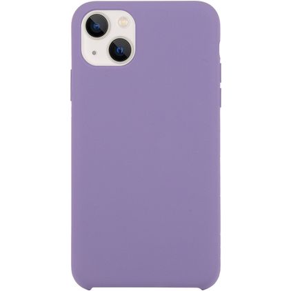 Mobigear Rubber Touch iPhone 15 Plus Silikone Bagsidecover - Lilla