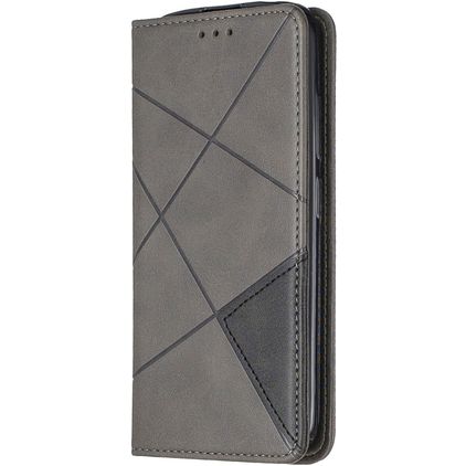 Mobigear Rhombus Slim Nokia 2.2 Knížkové pouzdro - Šedá