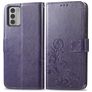Mobigear Clover Nokia G42 Wallet case - Purple