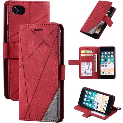 Mobigear Rhombus iPhone 8 Wallet case - Red