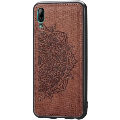 Mobigear Mandala Huawei Y7 Pro (2019) Hardcase Etui plecki - Brązowy