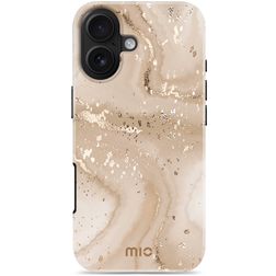 MIO iPhone 17 MagSafe Plástico rígido Capa traseira - Gold Marble