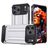 Mobigear Outdoor iPhone 17 Pro Max Plástico rígido Capa traseira Antichoque - Prateado