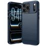 Mobigear Brushed Slim iPhone 18 Pro Max Flexibel TPU Skal - Blå
