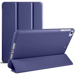 Mobigear Tri-Fold Gel iPad Air 2 (2014) TPU / Poliuretano (PU) Cover a libro - Blu scuro