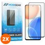 Mobigear Premium HONOR X8 Panssarilasi Näytönsuoja - Suojakuoren kanssa yhteensopiva - Musta (2 kpl)