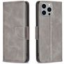 Mobigear Excellent iPhone 15 Pro Max Cover a libro portafoglio - Grigio