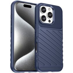 Mobigear Groove iPhone 16 Pro Flexible TPU Back cover - Blue