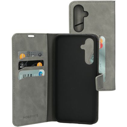 Mobiparts Classic Wallet Samsung Galaxy A54 Funda tipo libro Cartera - Granite Grey