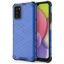 Mobigear Honeycomb Samsung Galaxy A03s Tvrdý plast Zadní kryt odolný proti nárazům - Modrá