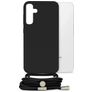 Mobilize Lanyard Gelly Samsung Galaxy S24 Plus TPU flexível Capa com cordão - Preto