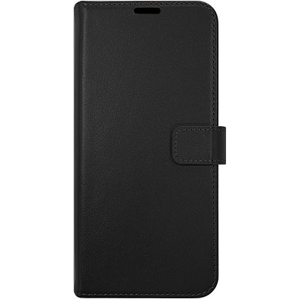 Valenta Classic Samsung Galaxy S21 FE Pravá kůže Knížkové pouzdro Peněženka - Černá