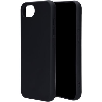 Mobiparts iPhone 16e Silikone Bagsidecover - Sort