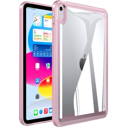 Mobigear Crystal iPad Mini 7 (2024) Carcasa rígida - Transparente / Rosa