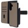 Mobiparts Samsung Galaxy A56 Case Genuine Leather Detachable 2-in-1 Wallet Case Wallet - Taupe