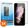 Mobigear Premium Samsung Galaxy S23 Vidro temperado Película de ecrã - Compatível com capas - Preto (Pack de 3)
