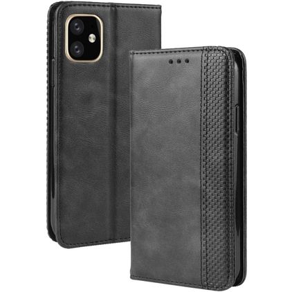 Mobigear Sensation iPhone 11 Lompakkokotelo + Setelitasku - Musta