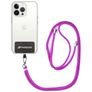 Mobigear Lanyard Cordino per cellulare universale regolabile - Rosa / Viola