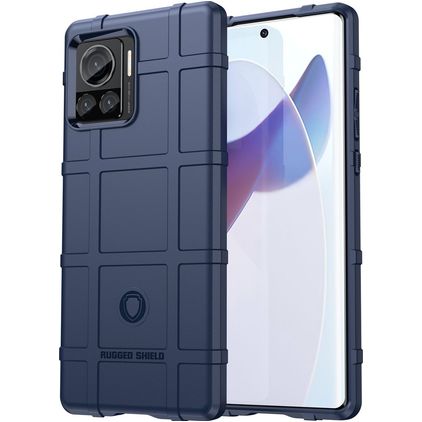 Mobigear Rugged Shield Motorola Edge 30 Ultra Flexibel TPU Skal Stötsäkert - Blå
