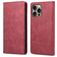 Mobigear Wallet iPhone 16 Pro Max Lompakkokotelo + Setelitasku - Punainen