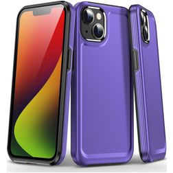 Mobigear Slim Armor iPhone 15 Plus Plástico rígido Capa traseira Antichoque - Roxo