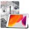 Mobigear Tri-Fold iPad 8 (2020) Cover a libro - Eiffel Tower