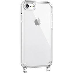 Mobigear Mix & Match Trasparente iPhone 7 TPU flessibile Cover con cordino - Trasparente