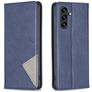 Mobigear Rhombus Slim Samsung Galaxy A35 Wallet case - Blue