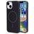 Mobiparts Slim Line iPhone 15 MagSafe Hard Case Back cover - Onyx Black