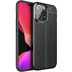 Mobigear Luxury iPhone 13 Pro TPU flexível Capa traseira - Preto