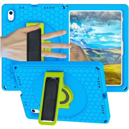 Mobigear Ruggedized iPad 10 (2022) EVA-skum Skal + Ställ - Blå