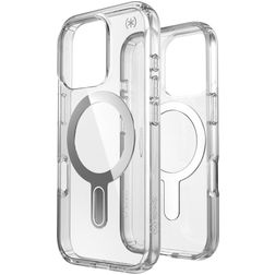Speck Presidio Perfect Clear Transparentní iPhone 16 Pro MagSafe Tvrdý plast Zadní kryt odolný proti nárazům - Průhledná
