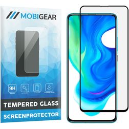 Mobigear Premium POCO F2 Pro Vidro temperado Película de ecrã - Compatível com capas - Preto
