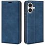 Mobigear Retro Slim iPhone 17 Pungetui med Seddelrum - Mørkeblå