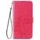 Mobigear Clover Motorola One Fusion Plus Lompakkokotelo + Setelitasku - Magenta