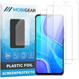 Mobigear Xiaomi Redmi 9 Skärmskydd Skyddsfilm - Skalvänligt (3-pack)
