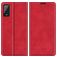 Mobigear Retro Slim Wiko Power U20 Cover a libro portafoglio - Rosso