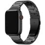 Mobigear Sydney Correa Titanio Cierre de mariposa para Apple Watch - 42/41/40/38 mm - Negro