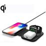 Mobigear Magnetic Folding 3in1 Ładowarka indukcyjna Qi 15W - Czarny