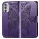 Mobigear Butterfly Motorola Moto G82 Capa livro Carteira - Roxo