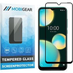 Mobigear Premium Wiko View 4 Cristal templado Protector de pantalla - Compatible con fundas - Negro