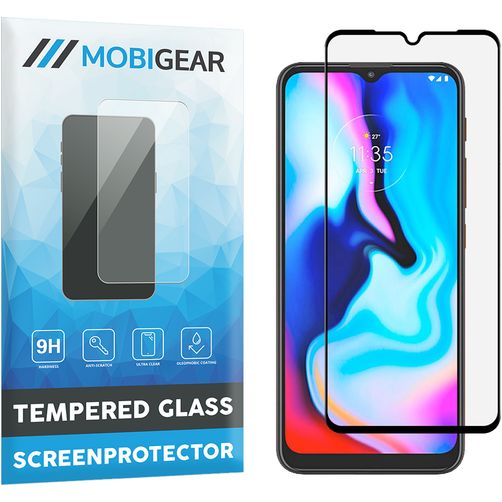 Mobigear Premium Motorola Moto E7 Plus Vidro temperado Película de ecrã - Compatível com capas - Preto