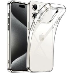 Mobigear Basics Transparent iPhone 15 Pro Flexibel TPU Skal - Transparent