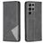 Mobigear Rhombus Slim Samsung Galaxy S24 Ultra Capa livro - Preto