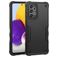Mobigear Non-slip Armor Samsung Galaxy A73 Hårdt Bagsidecover Stødsikkert - Sort