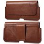 Mobigear Deluxe Belt Funda de cinturón (max 15,7 cm x 7,8 cm) - Estuche de cinturón - Holster - Marrón