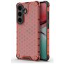 Mobigear Honeycomb Samsung Galaxy S26 Hard Case Back cover Shockproof - Red